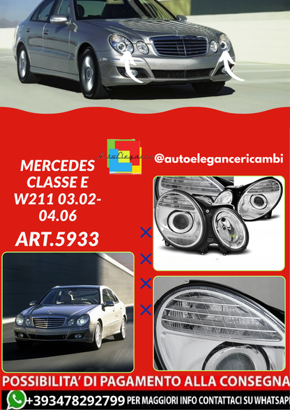 ART.5933 FARI  ANTERIORI MERCEDES CLASSE E  W211 03.02-04.06