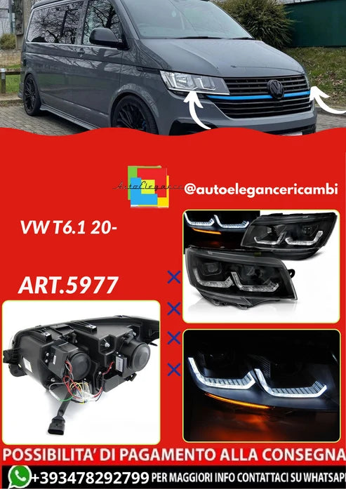 FARI ANTERIORI VW T6.1 FULL LED