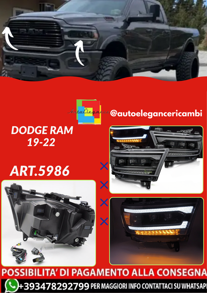 ART.5986 FARI ANTERIORI DODGE RAM 19-22