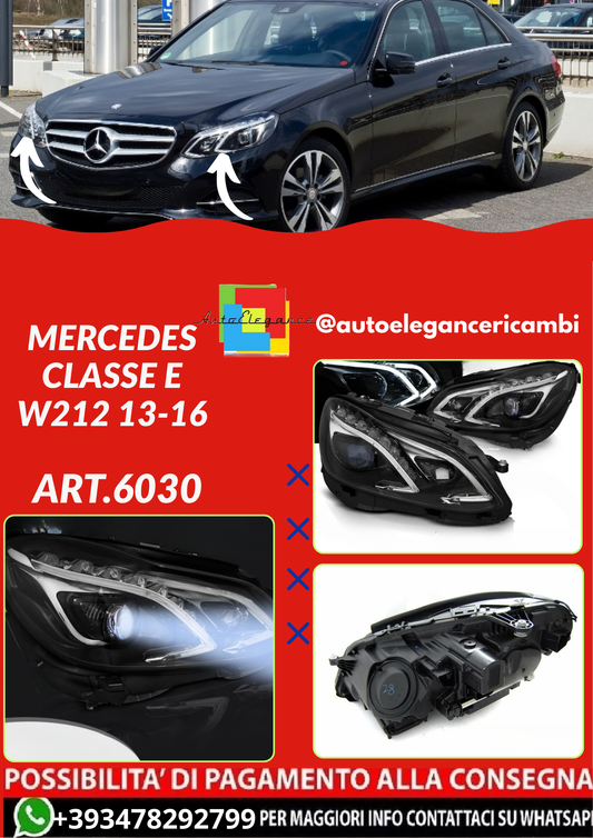 ART.6030  FARI  ANTERIORI  MERCEDES CLASSE E W212 13-16