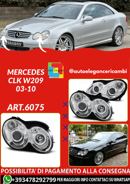 ART.6075  FARI  ANTERIORI  MERCEDES CLK W209 03-10