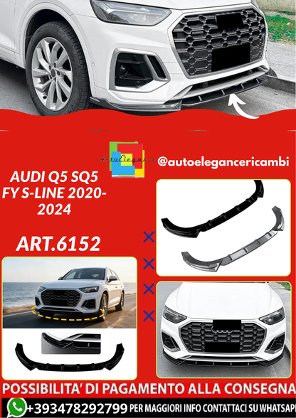 ART.6152  SPLITTER  Audi Q5 SQ5 FY S-line 2020-2024