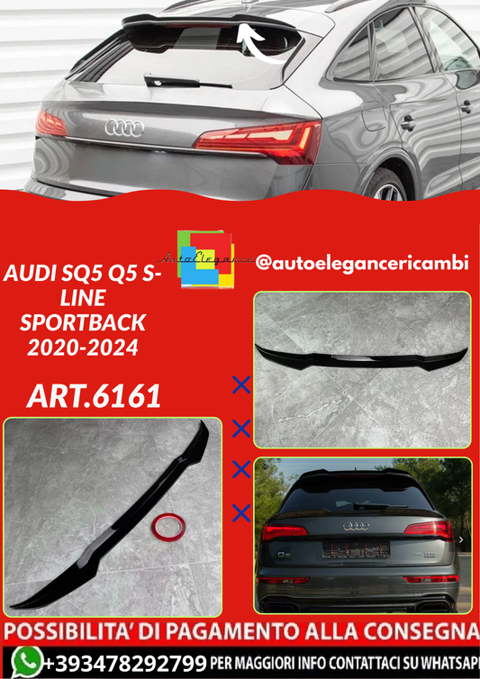 ART.6161 SPOILER Audi SQ5 Q5 S-Line Sportback 2020-2024