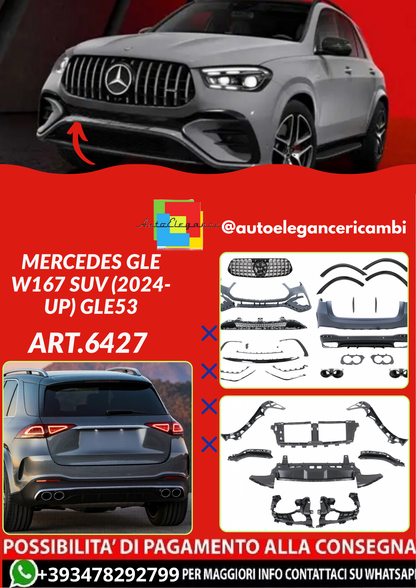 ART.6427  BODYKIT Mercedes GLE W167 SUV (2024-Up) GLE53