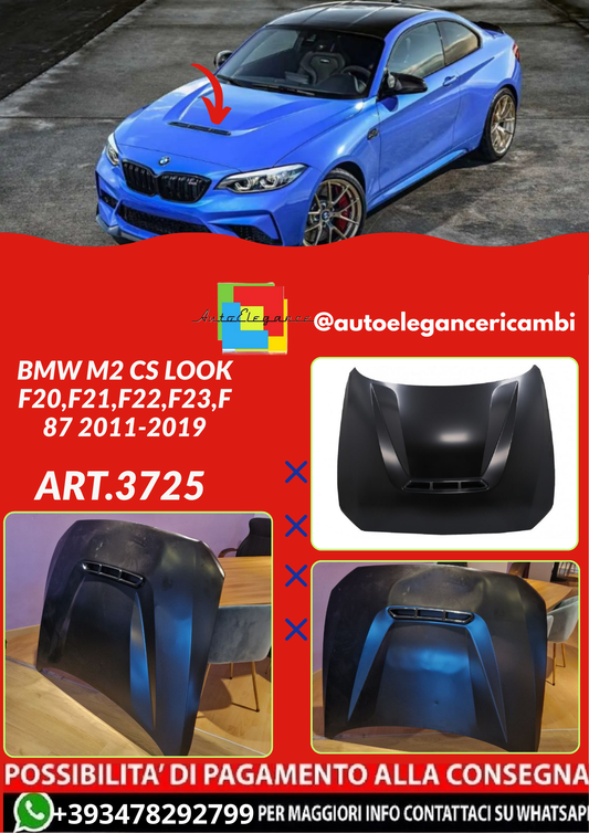 ART.3725  Cofano BMW M2 CS look  F20,F21,F22,F23,F87 2011-2019