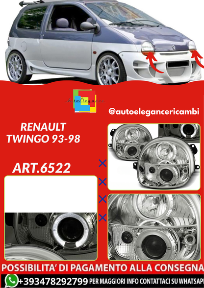 ART.6522  FARI ANTERIORI   RENAULT TWINGO 93-98