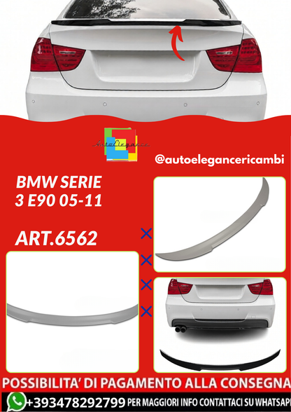 ART.6562  SPOILER BMW SERIE 3 E90 05-11