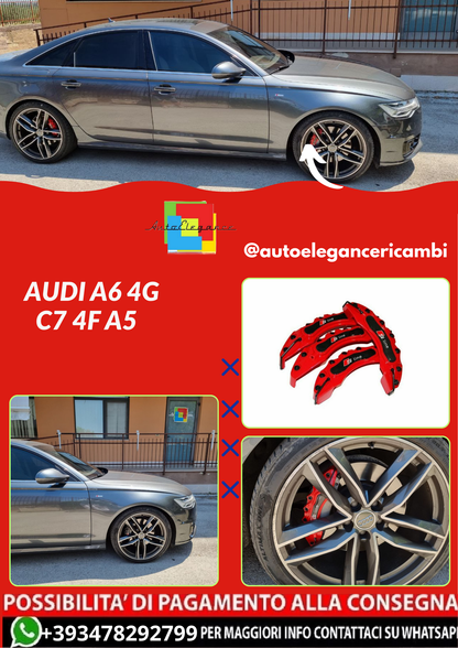 Cover pinze sline rosse adatto per Audi A6 4g c7 4f A5
