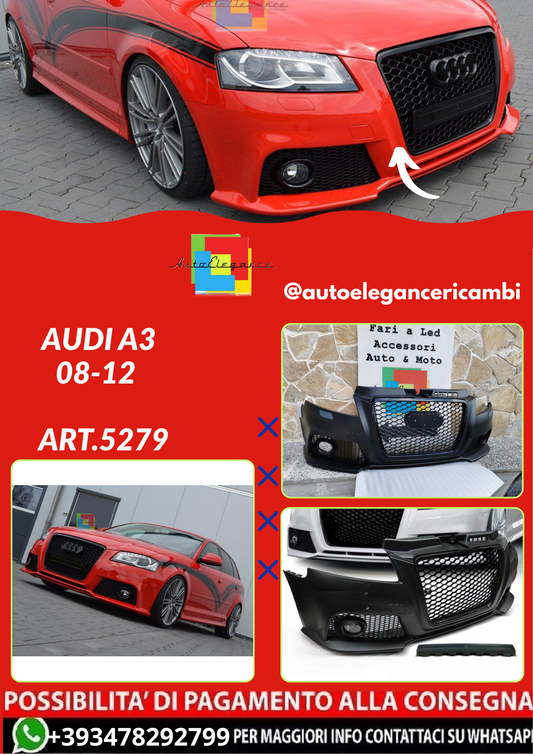 ART.5279  PARAURTI  ANTERIORI  AUDI A3 08-12