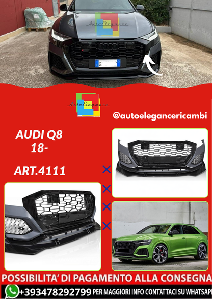 ART.4111 PARAURTI ANTERIORI AUDI Q8 18-