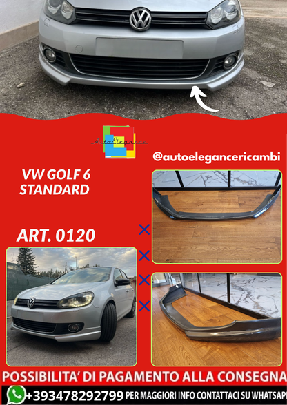 ART. 0120  SOTTO PARAURTI VW GOLF 6 STANDARD GREZZO