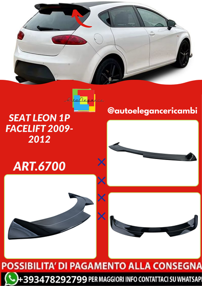 ART.6700   SPOILER  Seat Leon 1P Facelift 2009-2012