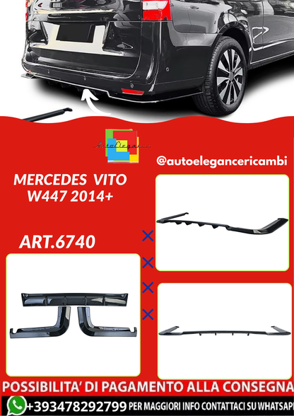 ART.6742 SPLITTER MERCEDES GLC X254 C254 2022+