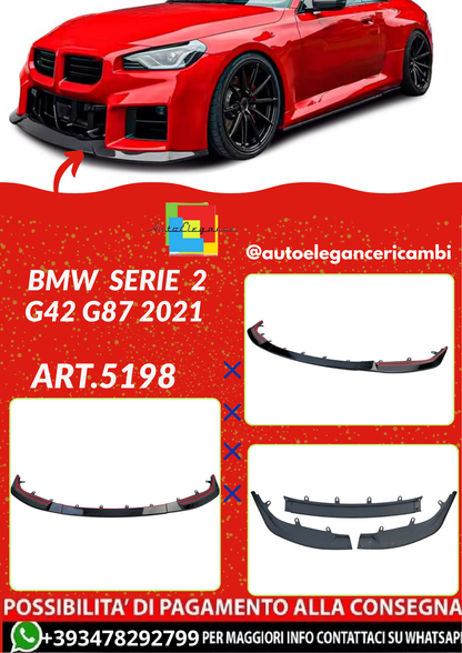 ART.5198  SPLITTER BMW  SERIE  2 G42 G87 2021
