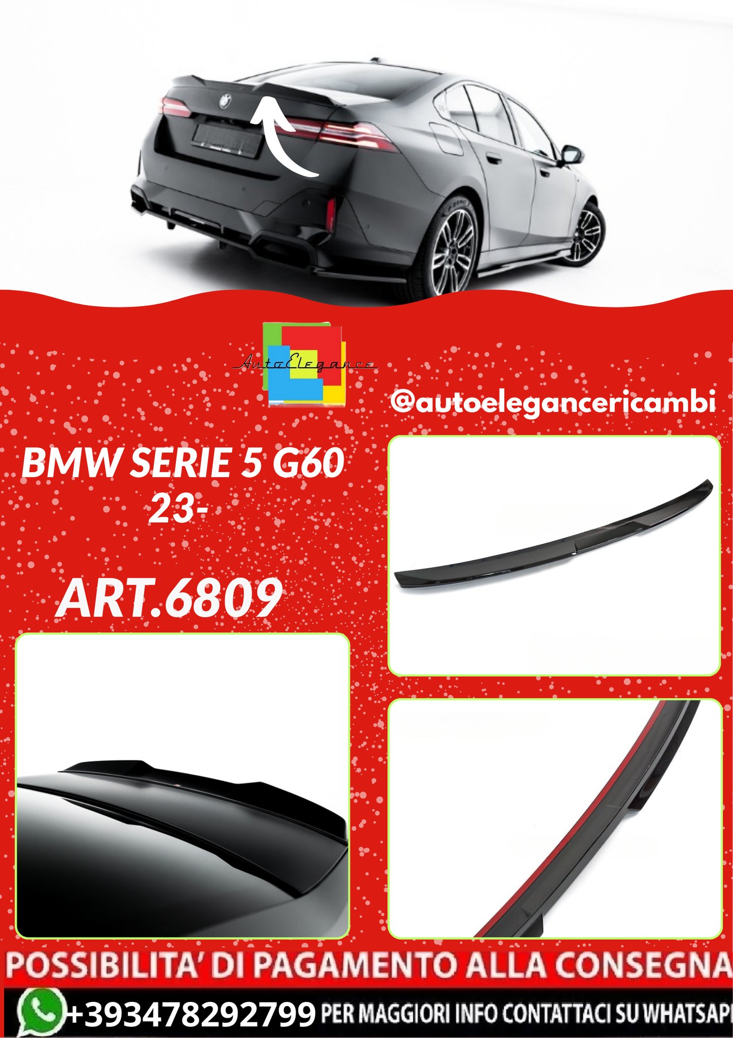 ART.6809  SPOILER  BMW SERIE 5 G60 23-