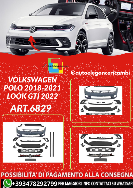 ART.6829 BODYKIT Volkswagen Polo 2018-2021 Look GTI 2022