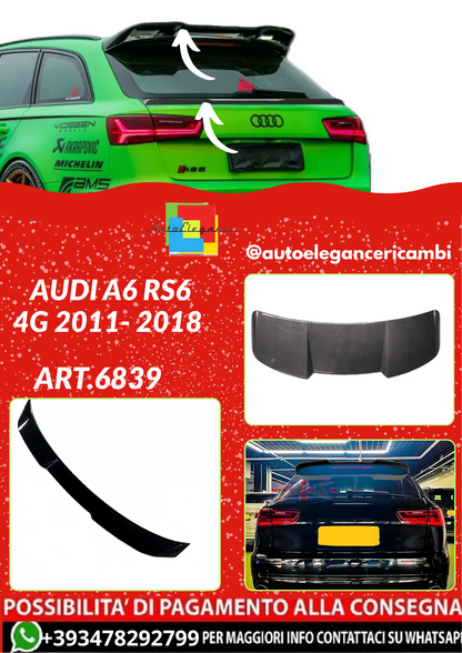 ART.6839 DOPPIO SPOILER  Audi A6 RS6 4G 2011- 2018