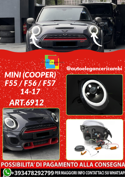 ART.6912 FARI  ANTERIORI MINI (COOPER) F55 / F56 / F57 14-17