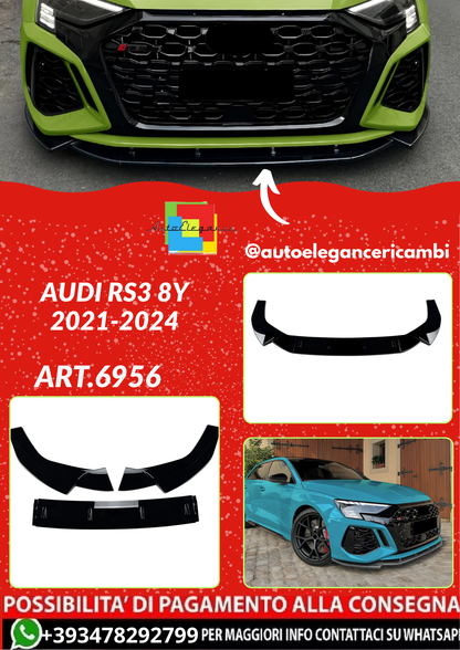 ART.6956  SPLITTER  Audi RS3 8Y 2021-2024