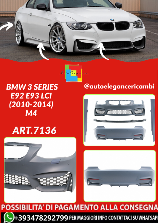 ART.7136 BODYKIT  BMW 3 Series E92 E93 LCI (2010-2014) M4