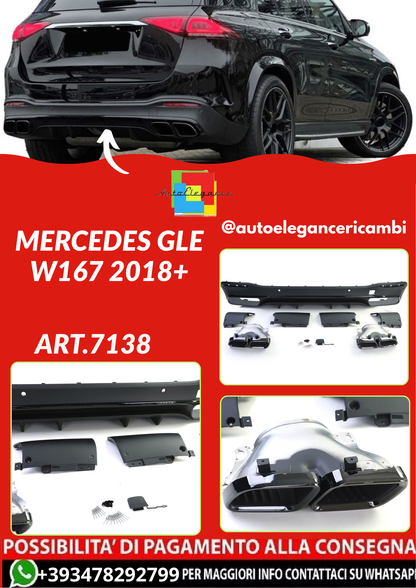 ART.7138  DIFFUSORI MERCEDES GLE W167 2018+