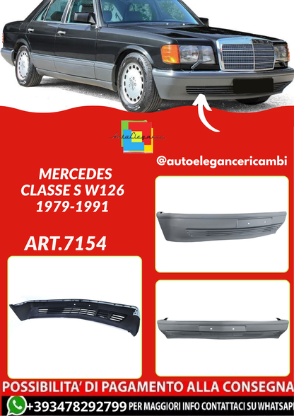 ART.7154 PARAURTI  ANTERIORI  MERCEDES  CLASSE S W126 1979-1991