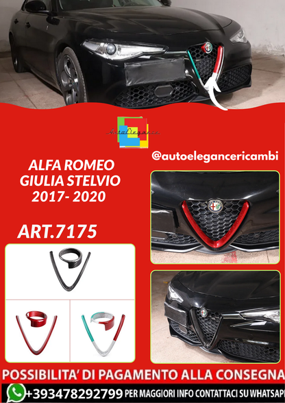 ART.7175  CORNICE GRIGLE  Alfa Romeo Giulia Stelvio 2017- 2020