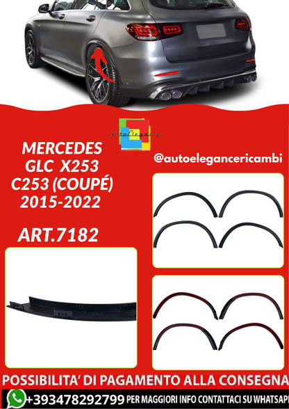 ART.7182  COPERTURA PARAFANGHI MERCEDES GLC  X253 C253 (Coupé) 2015-2022
