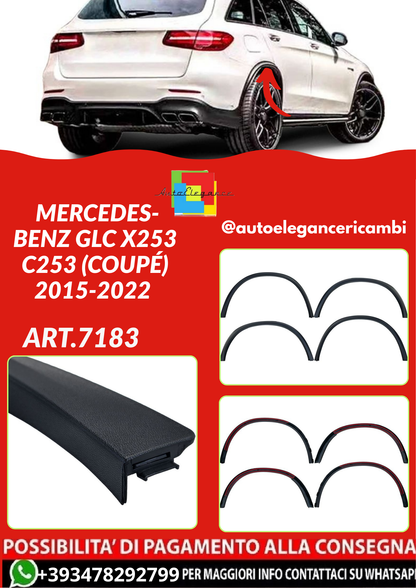 ART.7183  COPERTURA PARAFANGHI MERCEDES GLC  X253 C253 (Coupé) 2015-2022