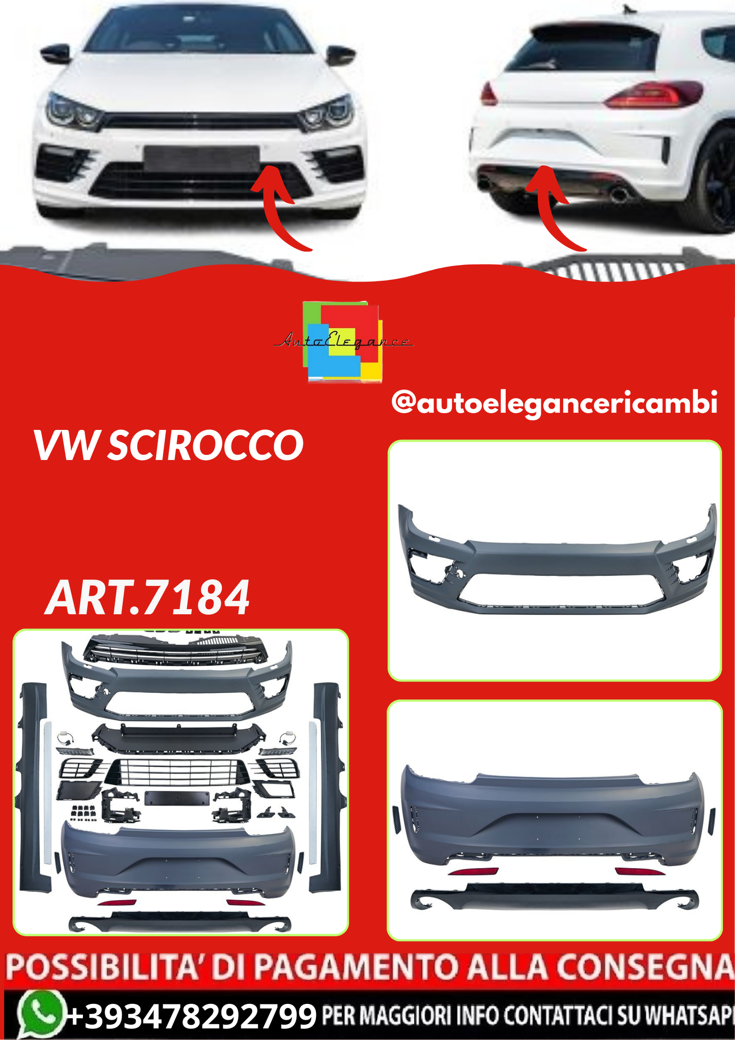 ART.7184  BODYKIT  VW Scirocco