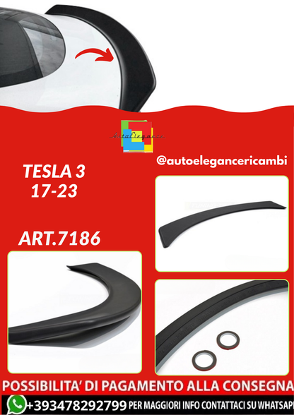 ART.7186  SPOILER TESLA 3 17-23