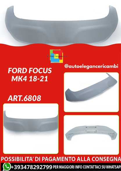 ART.6808  SPOILER FORD FOCUS MK4 18-21