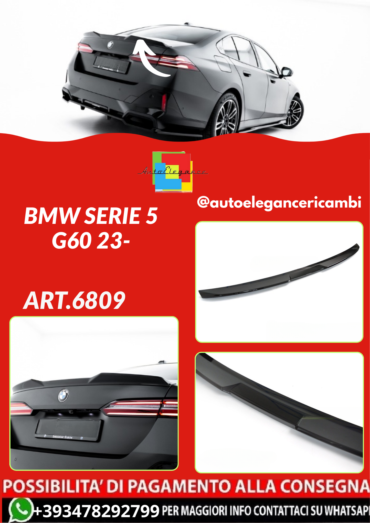 ART.6809  SPOILER  BMW SERIE 5 G60 23-