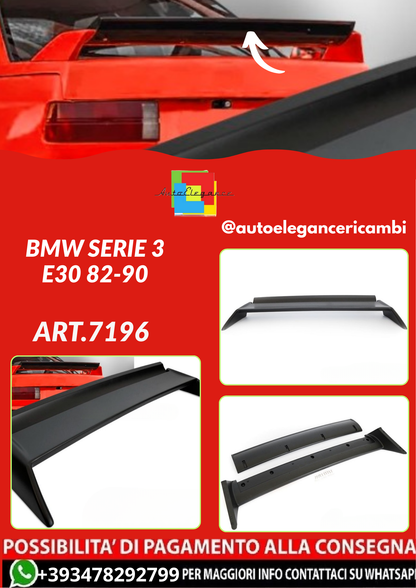 ART.7196 SPOILER BMW SERIE 3  E30 82-90