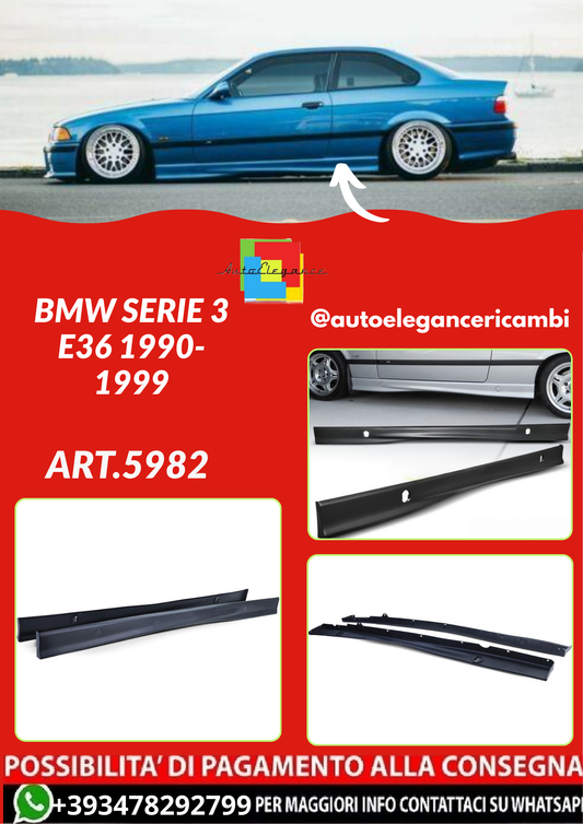 ART.5982 MINIGONNE LATERALI BMW SERIE 3 E36 1990-1999