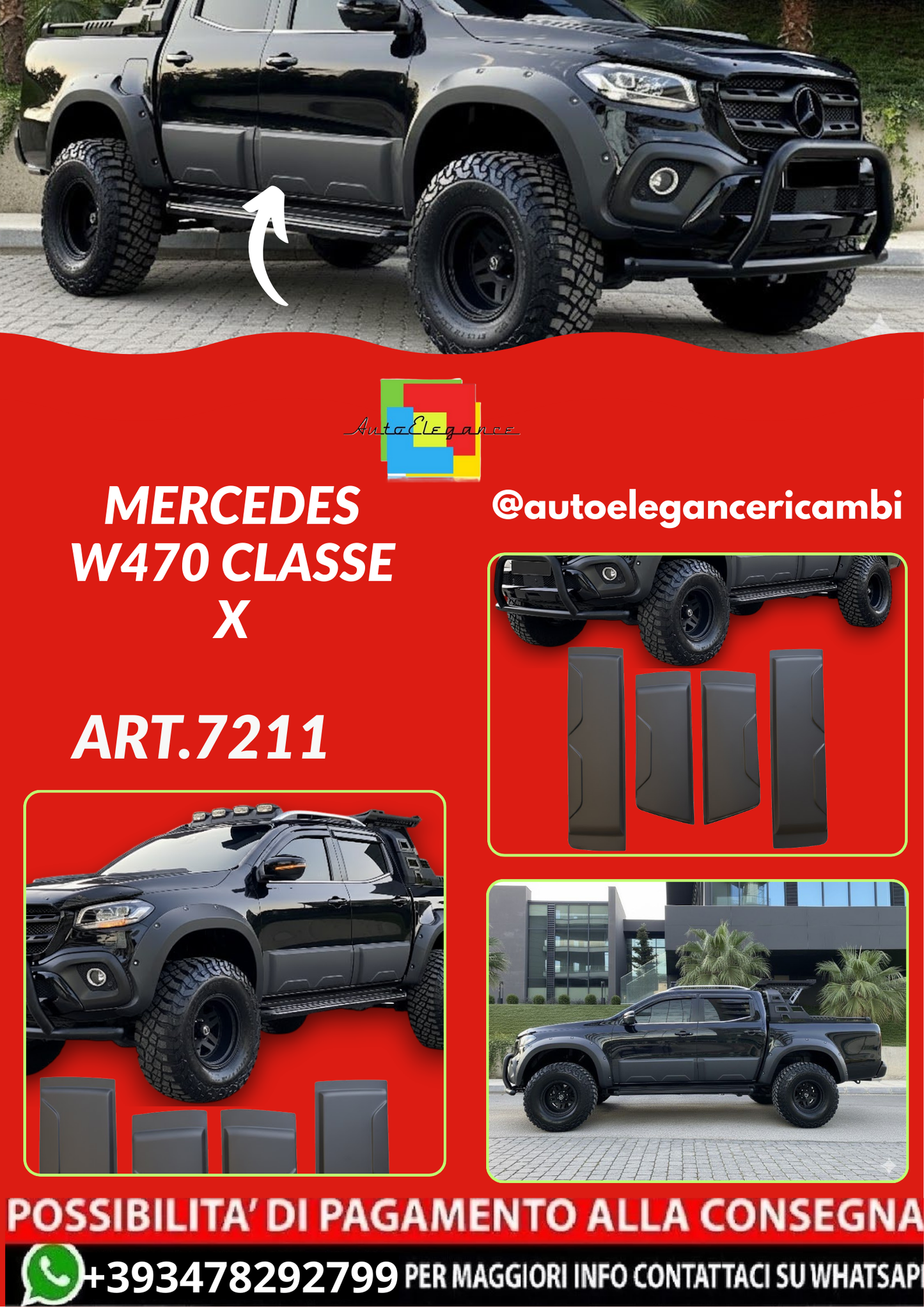 ART.7211 Allestimento carrozzeria adatto alla Mercedes W470 Classe X
