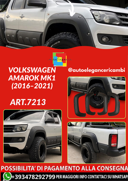 ART.7213 Alargamenti Jumbo adatti Volkswagen Amarok MK1 (2016–2021)