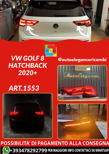 ART.1553  FARI POSTERIORI VW GOLF 8 HATCHBACK 2020+