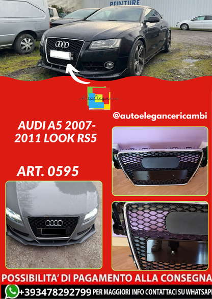 ART. 0595 GRIGLIA AUDI A5 2007-2011 LOOK RS5