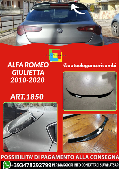 ART.1850  SPOILER ALFA ROMEO GIULIETTA 2010-2020 NERO LUCIDO