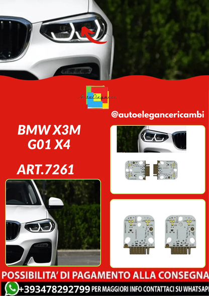ART.7261 Luci diurne bianco PCB Chip del modulo di bordo BMW X3M G01 X4
