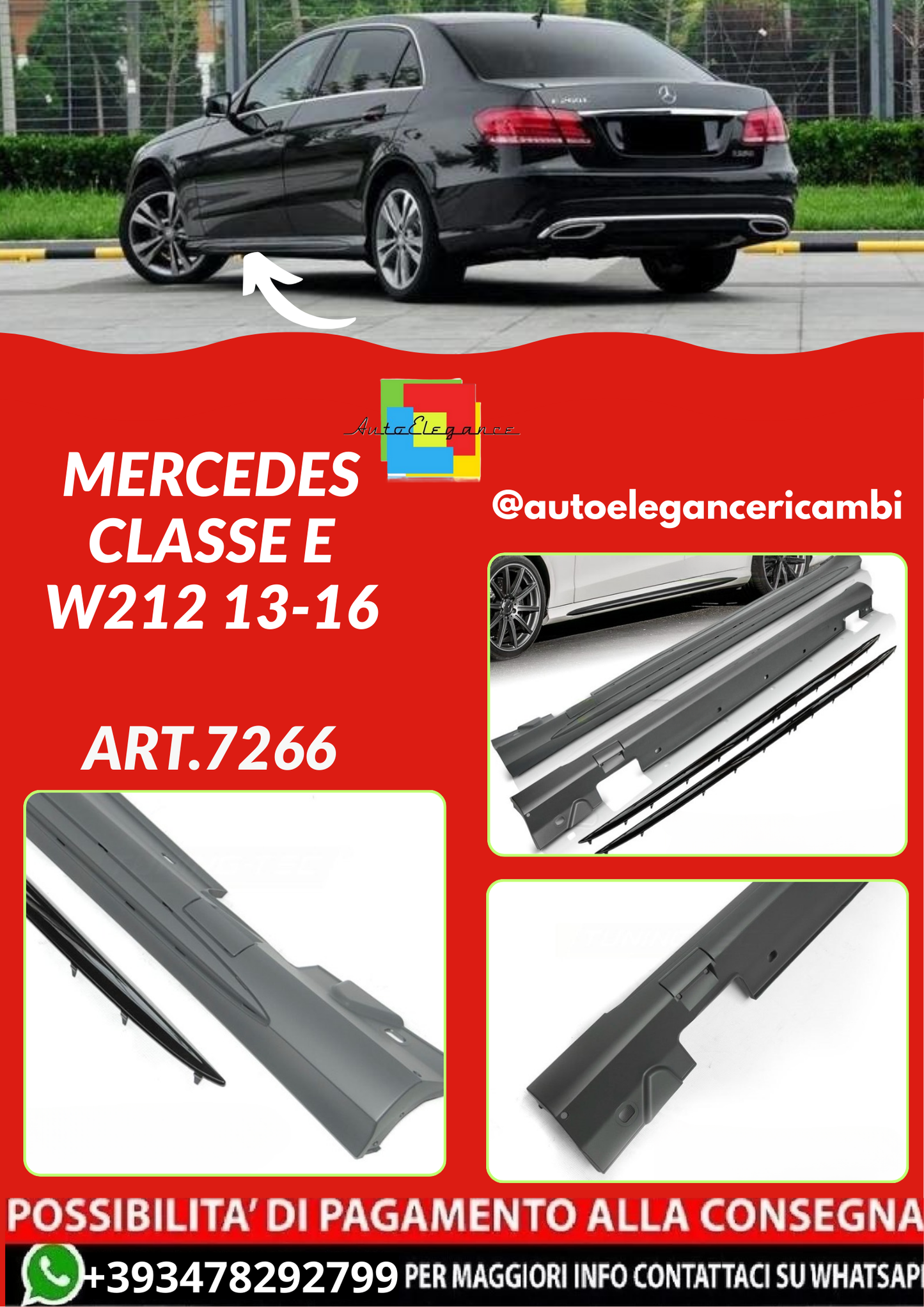 ART.7266  MINIGONNE MERCEDES CLASSE E W212 13-16