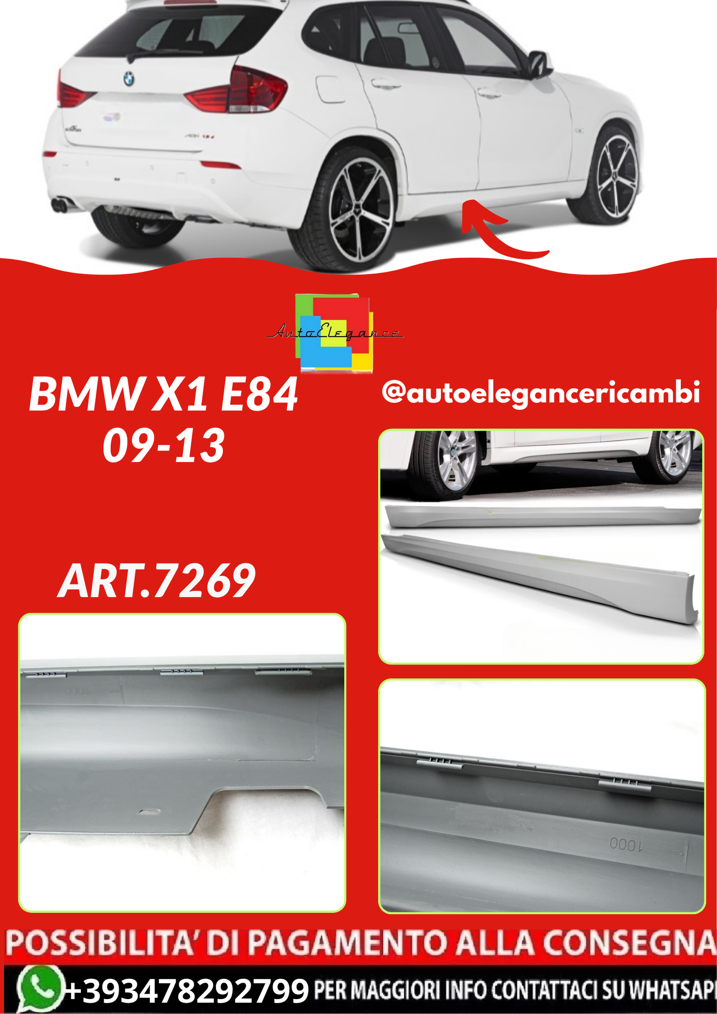 ART.7269  MINIGONNE  BMW X1 E84 09-13