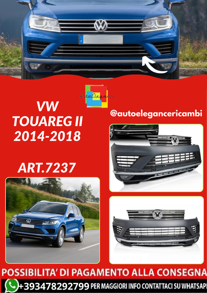 ART.7237 Paraurti Anteriore  VW TOUAREG II 2014-2018