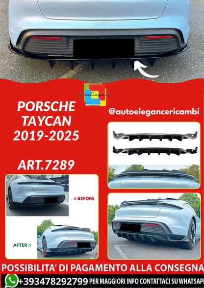 ART.7289  DIFFUSORI Porsche Taycan 2019-2025