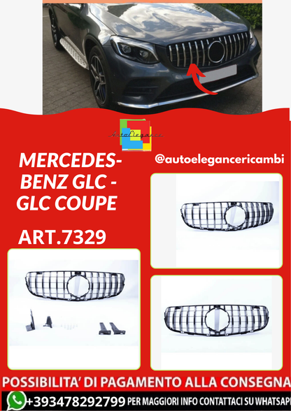 ART.7329  GRIGLIA  Mercedes-Benz GLC - GLC Coupe CHROME