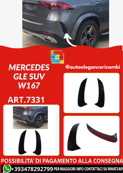 ART.7331  FLAPS MERCEDES GLE SUV W167 NERO  LUCIDO