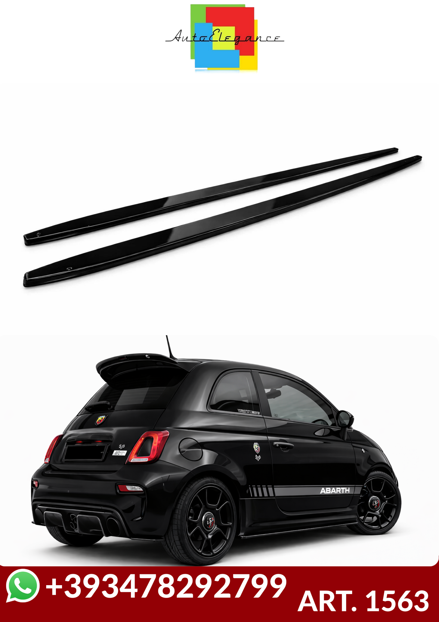 💕ART. 1563 SOTTO MINIGONNE   FIAT 500 160CM 💕