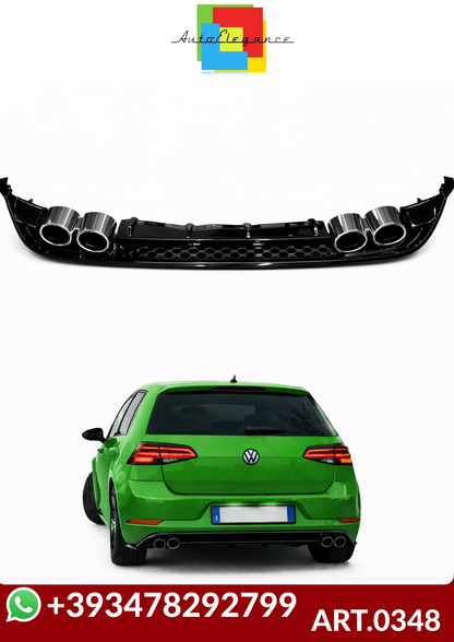 💕ART.0348  DIFFUSORE VW GOLF 7.5 2+2 NERO LUCIDO  💕