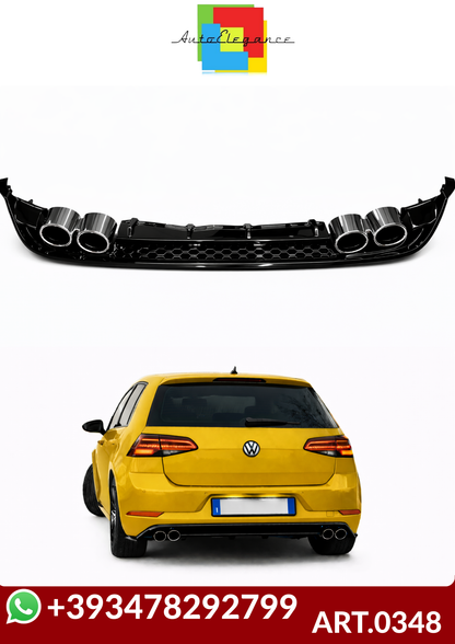 💕ART.0348  DIFFUSORE VW GOLF 7.5 2+2 NERO LUCIDO  💕